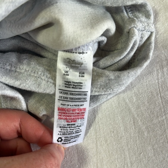 Disney - Gray Dumbo Short Sleeve Bodysuit Onesie - Picture 4 of 4